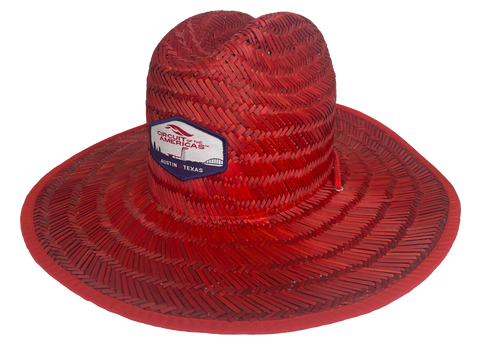 COTA Red Straw Hat